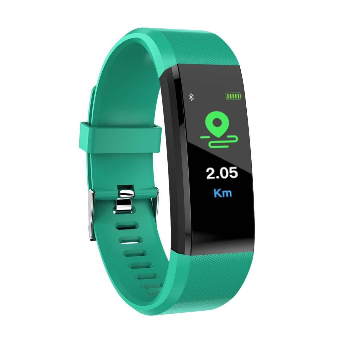 115+ fitness tracker, multifunctional wearable device for tracking heart rate, steps, sleep, and activity levels with a sleek design