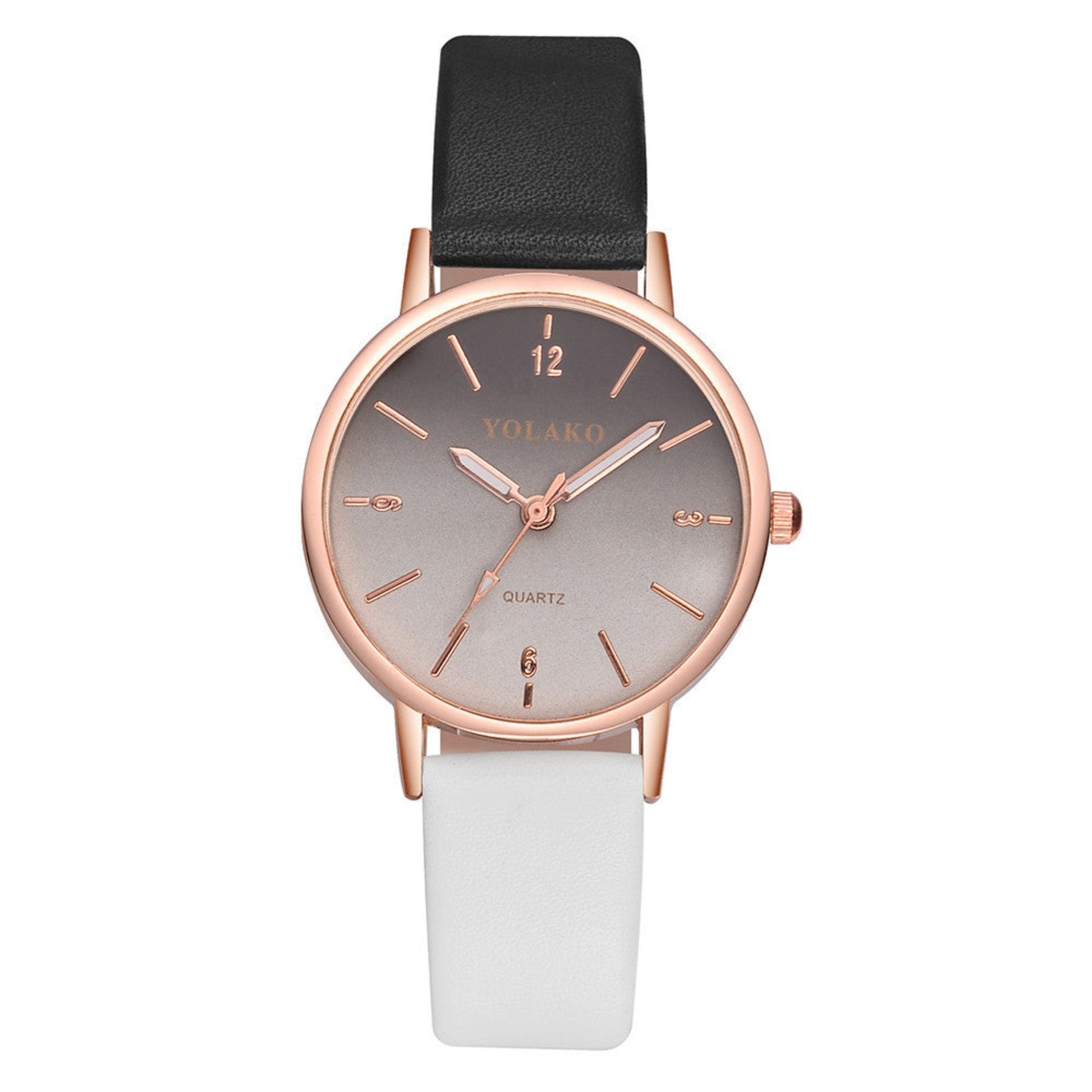 Candy Gradient Watch | Quartz, Casual Style, Imitation Leather